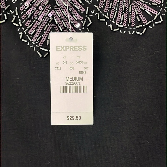 NWT Super Cute Bead and Sequin Tank - Picture 3 of 8